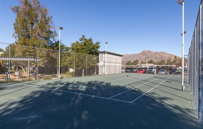 Tennis Court View