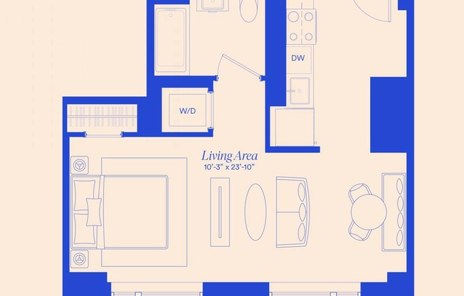 Studio, 1 bath, $3,762, Unit 1108N