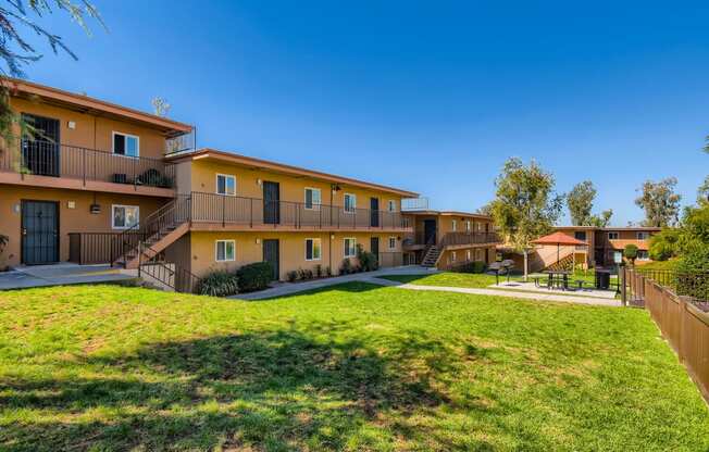 Our Courtyard View at Vista Flores Apartments in San Marcos, California