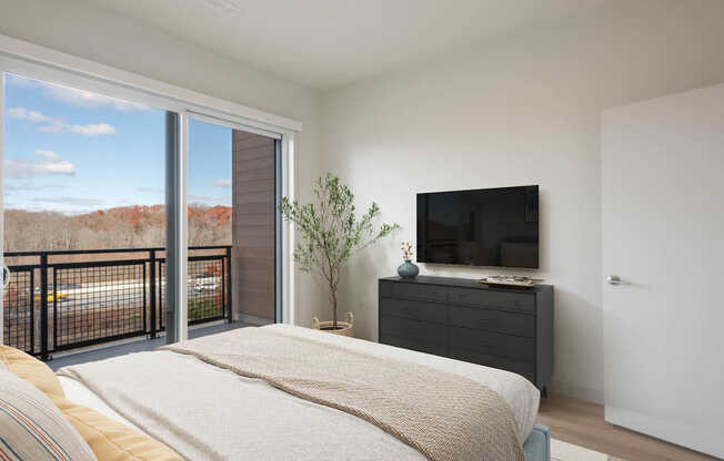 Bedroom with Hard Surface Flooring