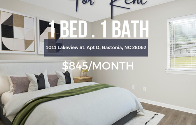 1 bed, 1 bath, 508 sqft, $845