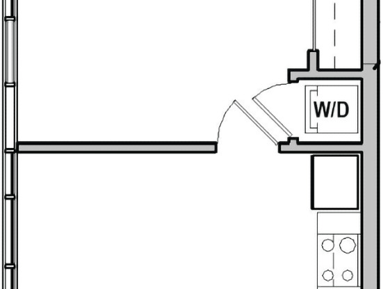 1 bed, 1 bath, 560 sqft, $2,300, Unit A