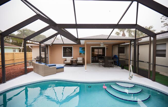 2 BR , 2 Bath Attached Long Term Pool Home Available May 1 with Heated Pool