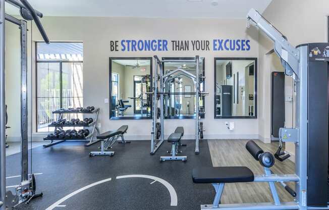 Fitness Center With Modern Equipment at The Paramount by Picerne, Las Vegas, 89123