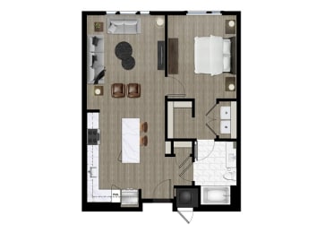 1 bed, 1 bath, 785 sqft, $2,385