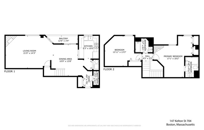 2 beds, 2.5 baths, 1,440 sqft, $3,950, Unit 704