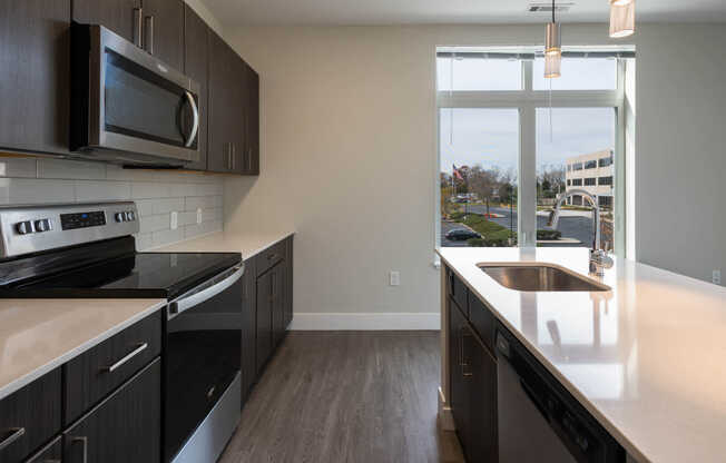 Kitchen with Stainless Steel Appliances