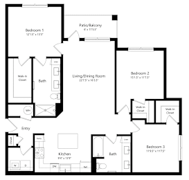 3 beds, 2 baths, 1,353 sqft, $2,320