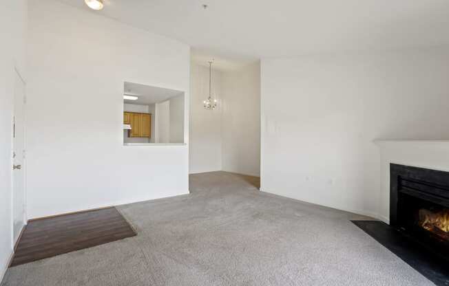 Living Room with Fireplace at The Fields of Chantilly, Chantilly, VA, 20151