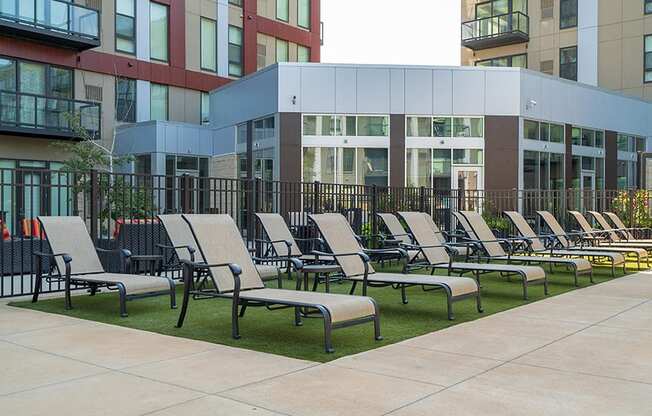 Outdoor lounge seating