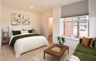 Bedroom with Hard Surface Flooring