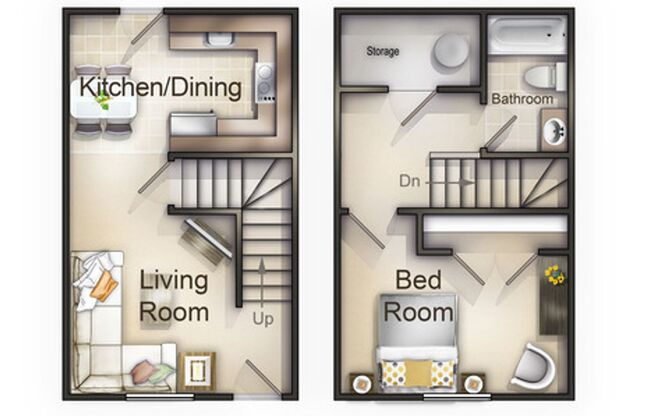 1 bed, 1 bath, 580 sqft, $1,199, Unit 2009-12