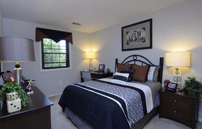 Second bedroom with natural light at Liberty Gardens Apartments, Baltimore Maryland