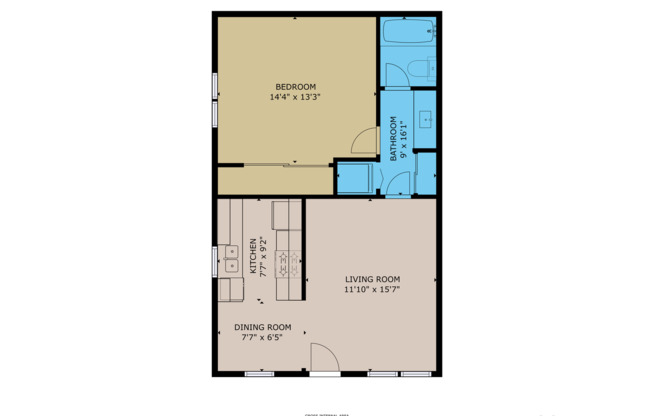 1 bed, 1 bath, 625 sqft, $2,450, Unit 115