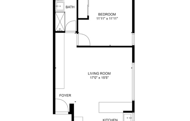 1 bed, 1 bath, 650 sqft, $1,275, Unit 3431-305