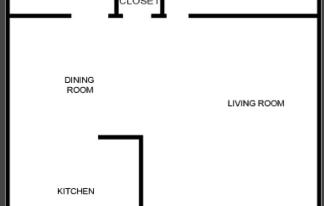 1 bed, 1 bath, 700 sqft, $1,695, Unit 32