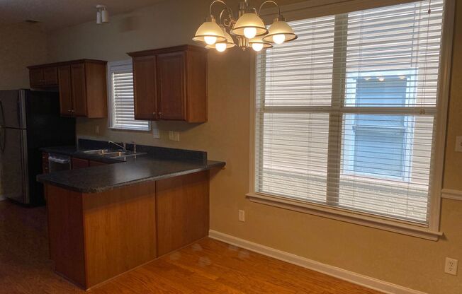 Adorable 3 bedroom 2 bath new carpet, gas fireplace, small fenced patio area.  Pets allowed with owner approval. Available immediately upon approved application. Lease only owner will manage.