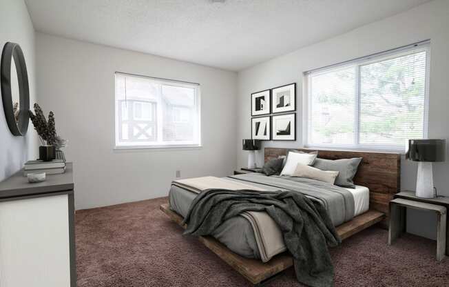 Large Comfortable Bedrooms at Candlewyck Apartments, Kalamazoo, 49001
