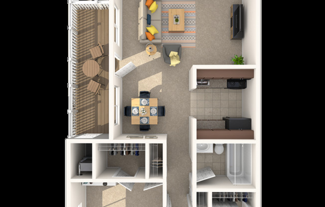 2 beds, 1 bath, 728 sqft, $1,866