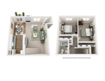 2 beds, 1 bath, 809 sqft, $1,595