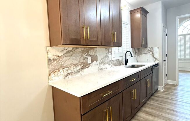 Stately brick home with master on main!