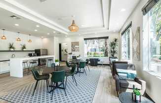 Clubhouse interior at THE PARKSIDE VILLAS APARTMENT HOMES, Las Vegas, NV, 89123