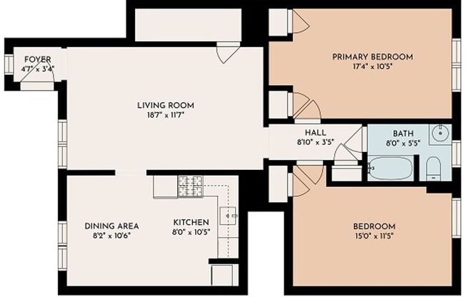 2 beds, 1 bath, 1,035 sqft, $1,495, Unit Unit 12-B