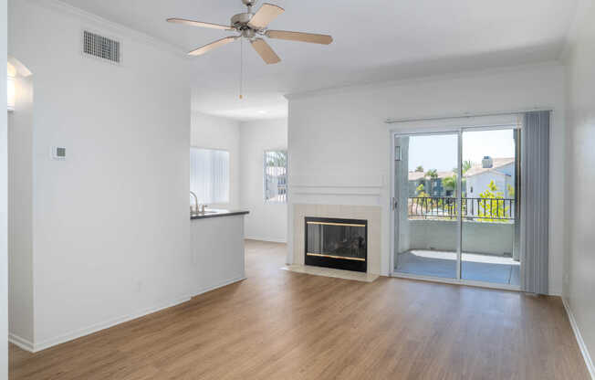 Living Room with Hard Surface Flooring