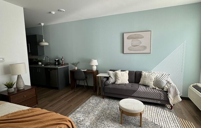 Studio, 1 bath, 425 sqft, $1,595, Unit 309 - Furnished