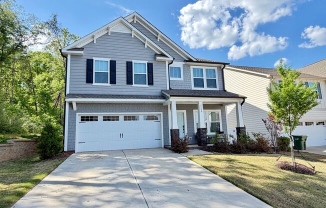 Mount Holly Home with Media Room, Office, and Wooded Privacy