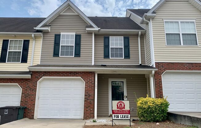 2 bedroom townhouse with patio available at McAllister's Place!