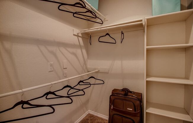 Walk In Closet at Towne Centre Village, Mesquite, TX