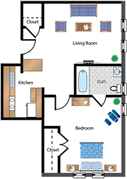 1 bed, 1 bath, 565 sqft, $1,999