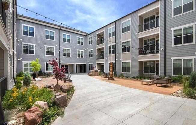 Elegant Exterior View at Watermark at Harvest Junction, Longmont, Colorado