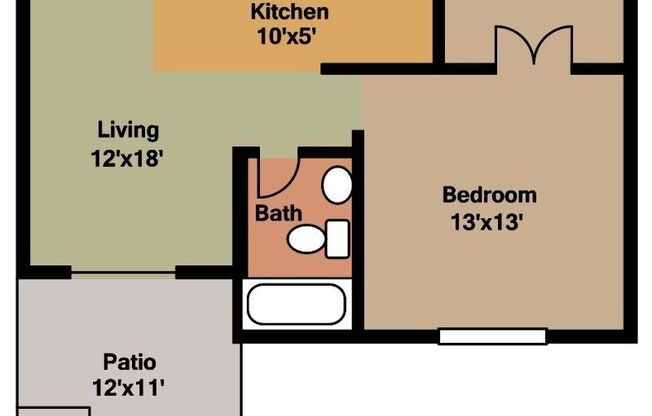 1 bed, 1 bath, $1,445