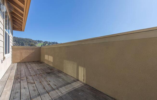 Balcony at The Village at Town Center in El Cerrito CA