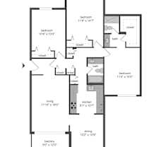 3 beds, 2 baths, 1,376 sqft, $2,460