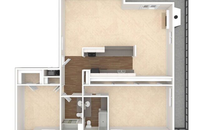 2 beds, 2 baths, 1,827 sqft, $3,572