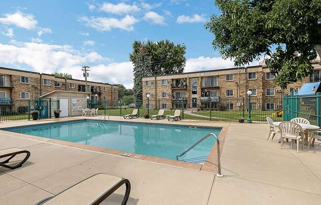 our apartments in a city have a swimming pool