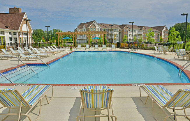 Swimming Pool with Sundeck at Irene Woods Apartments, Collierville