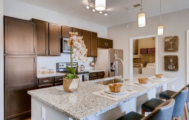 The Ranch at First Creek Apartments Model Kitchen