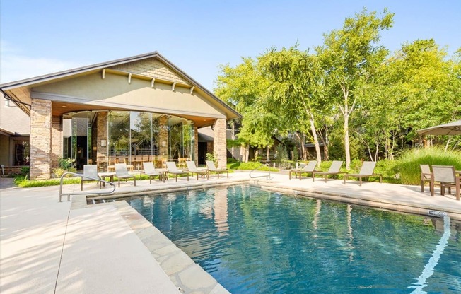 Pool Area at Deer Creek Apartment Homes