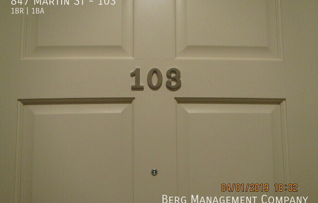 847 Martin St