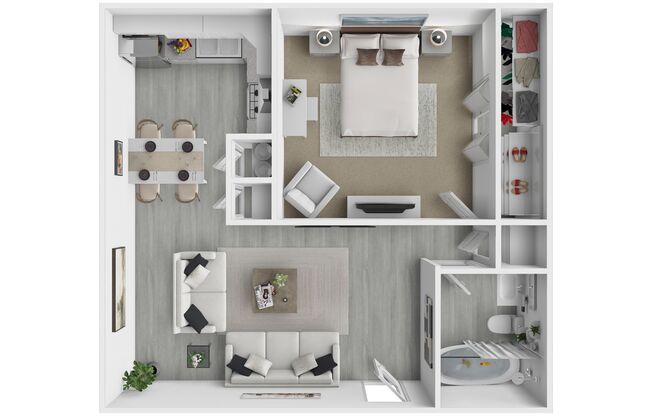 2 beds, 1 bath, 720 sqft, $1,175, Unit 4518C