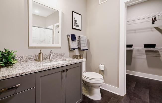 Bathroom With Storage at The Beeker, Columbus, OH