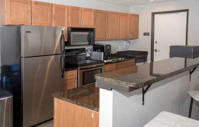 UPI community kitchen at Urban Park I and II Apartments, Minnesota, 55426