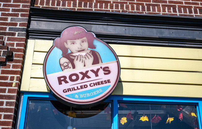 Roxys Grilled Cheese sign, Allston MA