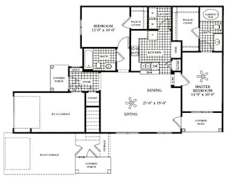 2 beds, 2 baths, 1,133 sqft, $1,646