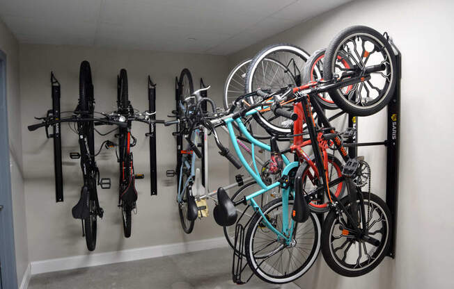 Bike Storage at Parkside Commons in Chelsea, MA