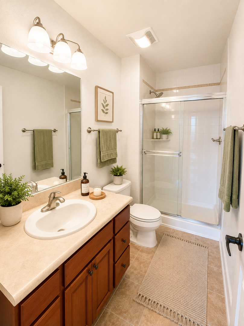 New paint & carpet! 2 bedroom, 2 bath top floor condo in La Jolla!